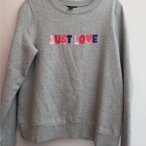 Halogen Gray Crewneck Sweatshirt
